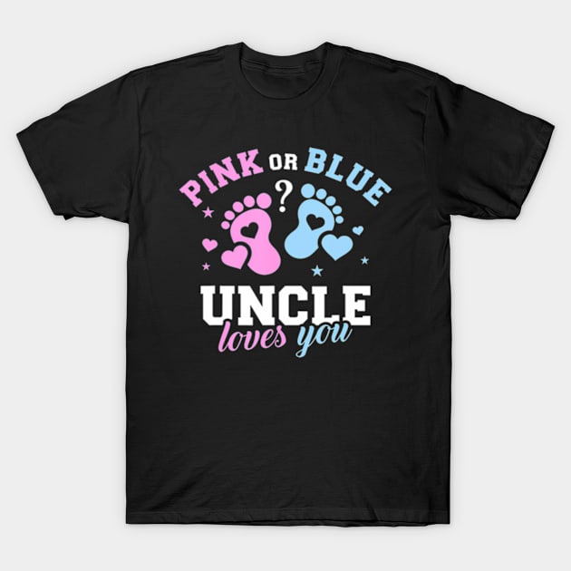 Gender reveal uncle T-Shirt by Eduardo